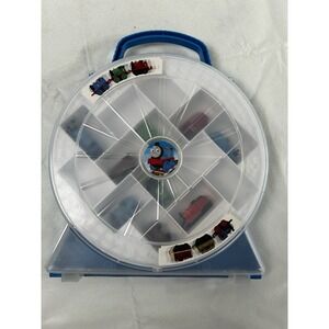 Thomas The Train And Friends Minis Carrying Case with Lot of 9 Mini Trains